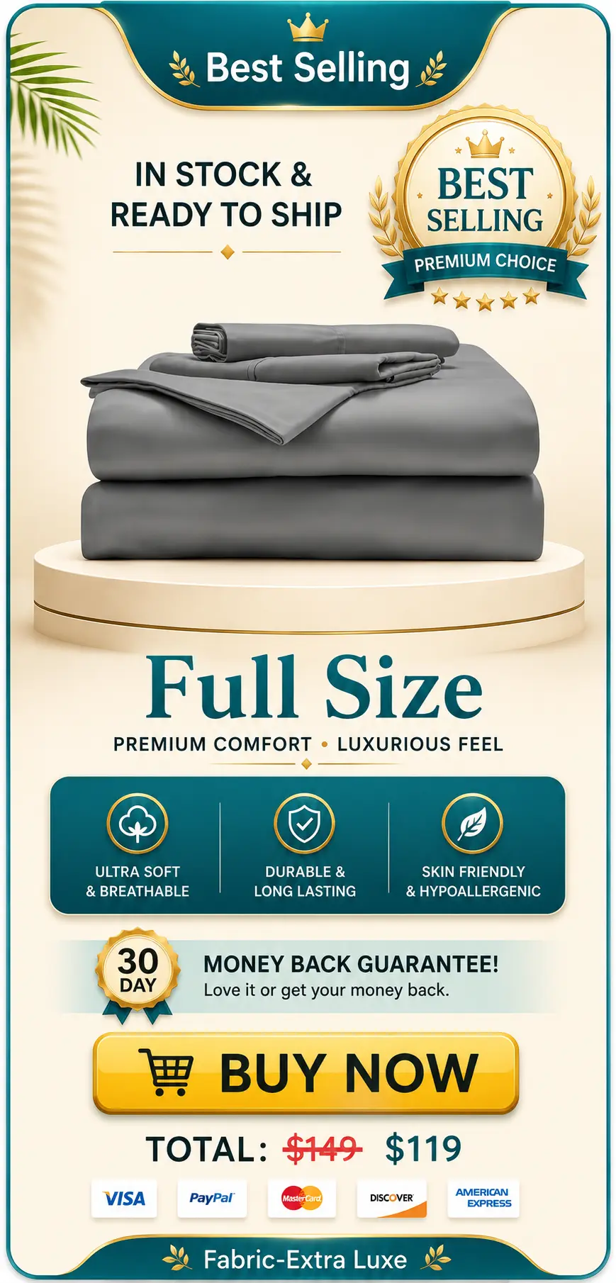 Full size Miracle Made Sheets with 50% discount